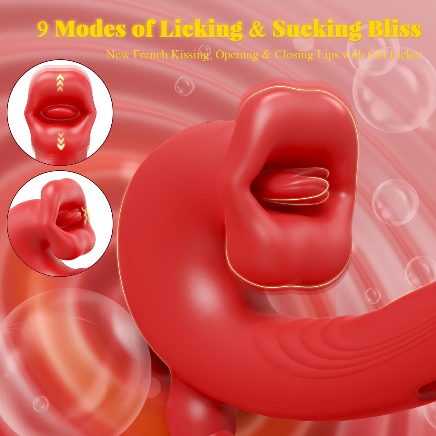 RoseLuxe Multi-Mode Clitoral Flapping Vibrator
