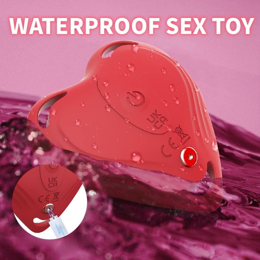 RoséMuse App Control Heart-Shaped Panty Vibrator
