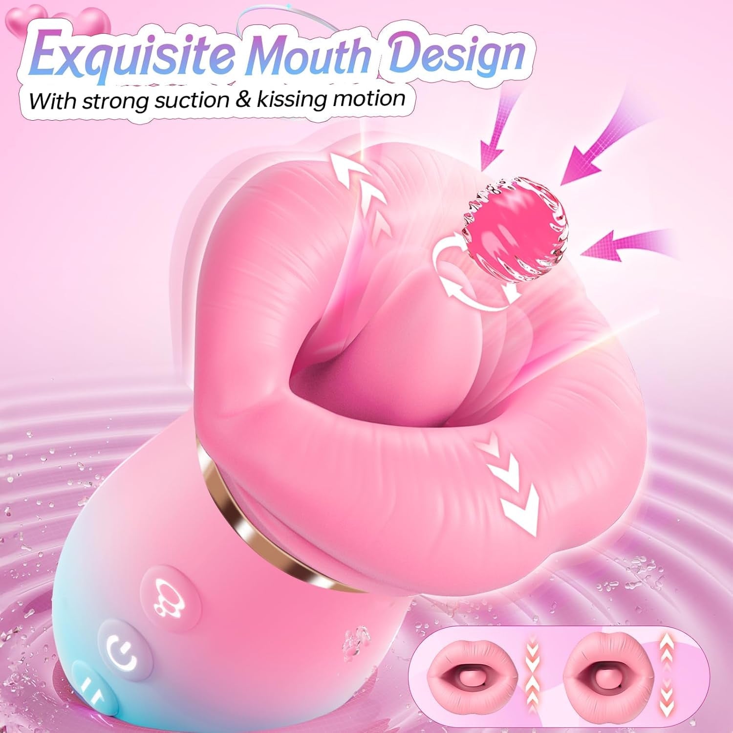 RoseNova App-Control AI Suction Vibrator