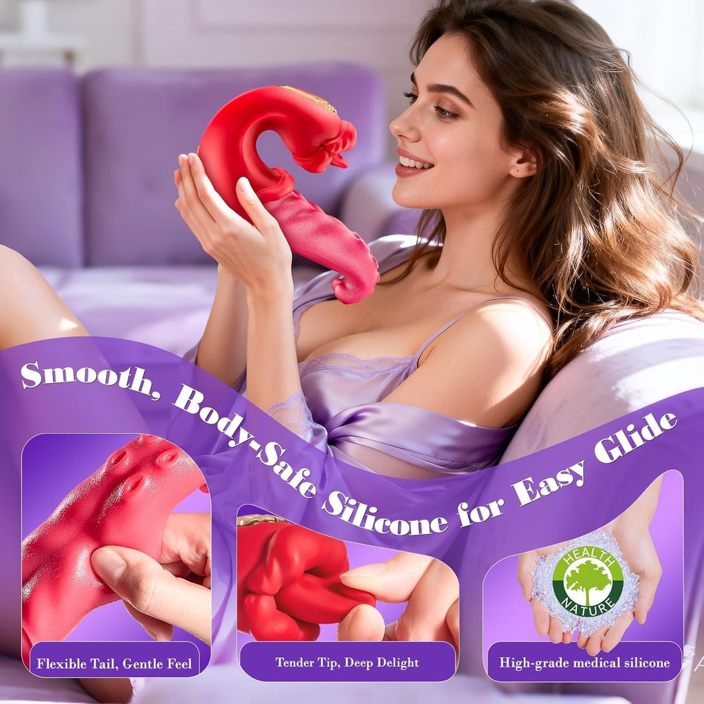 RoseOrbit 360° Dual-Action Tongue Rotation Vibrator