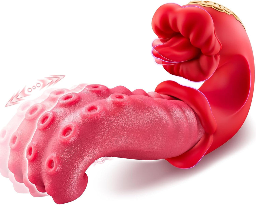 RoseOrbit 360° Dual-Action Tongue Rotation Vibrator
