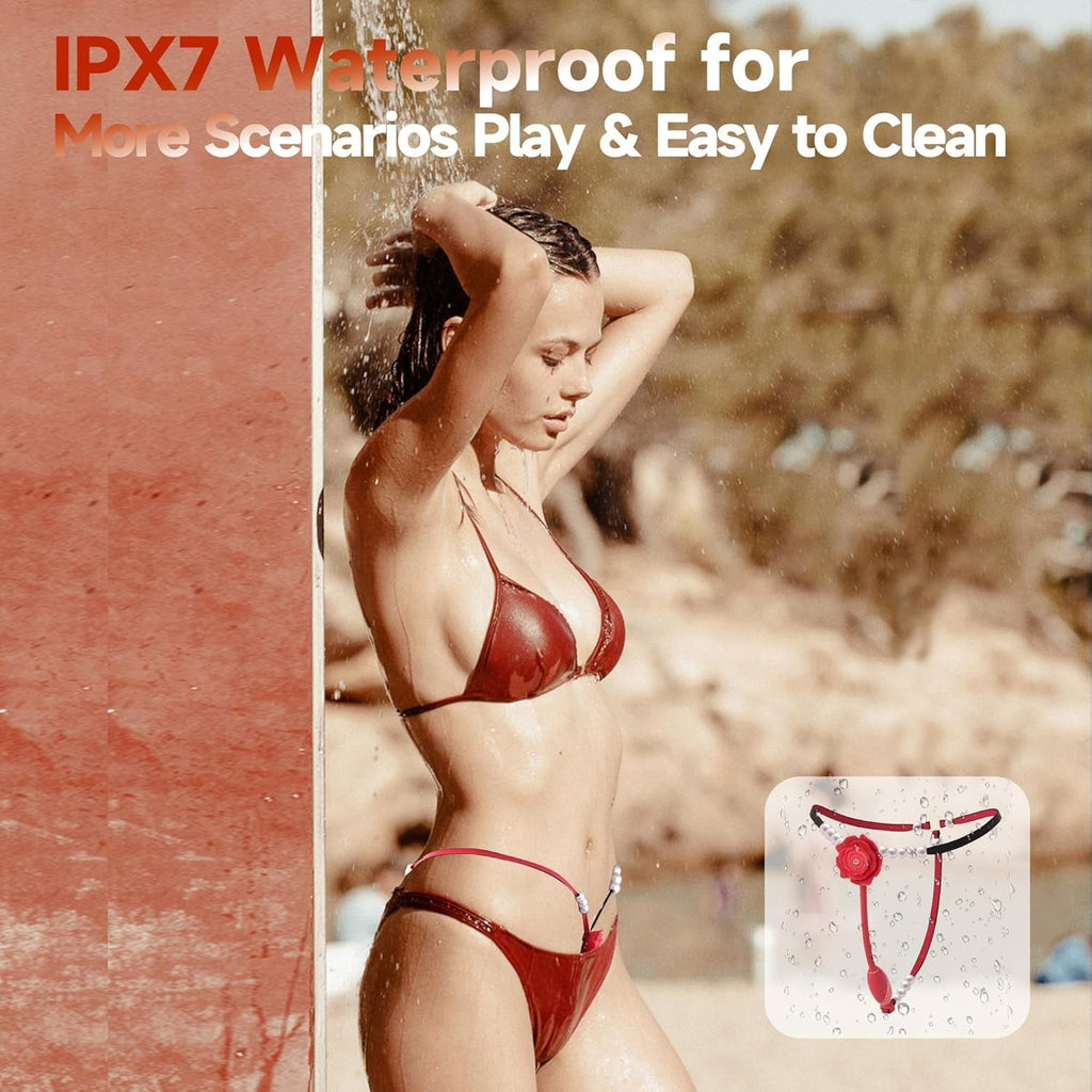 RosePearl App Control Wearable Panty Thong Vibrator
