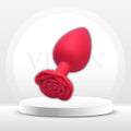 RosePetal Silicone Rose Butt Plug