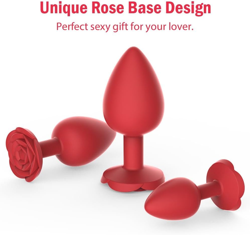 RosePetal Silicone Rose Butt Plug