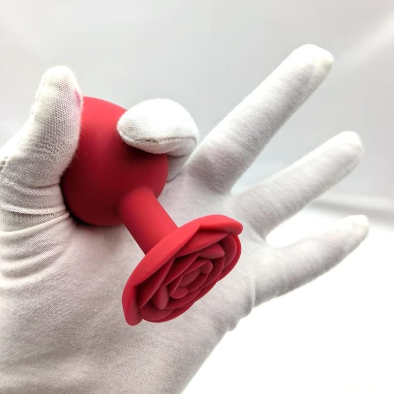 RosePetal Silicone Rose Butt Plug