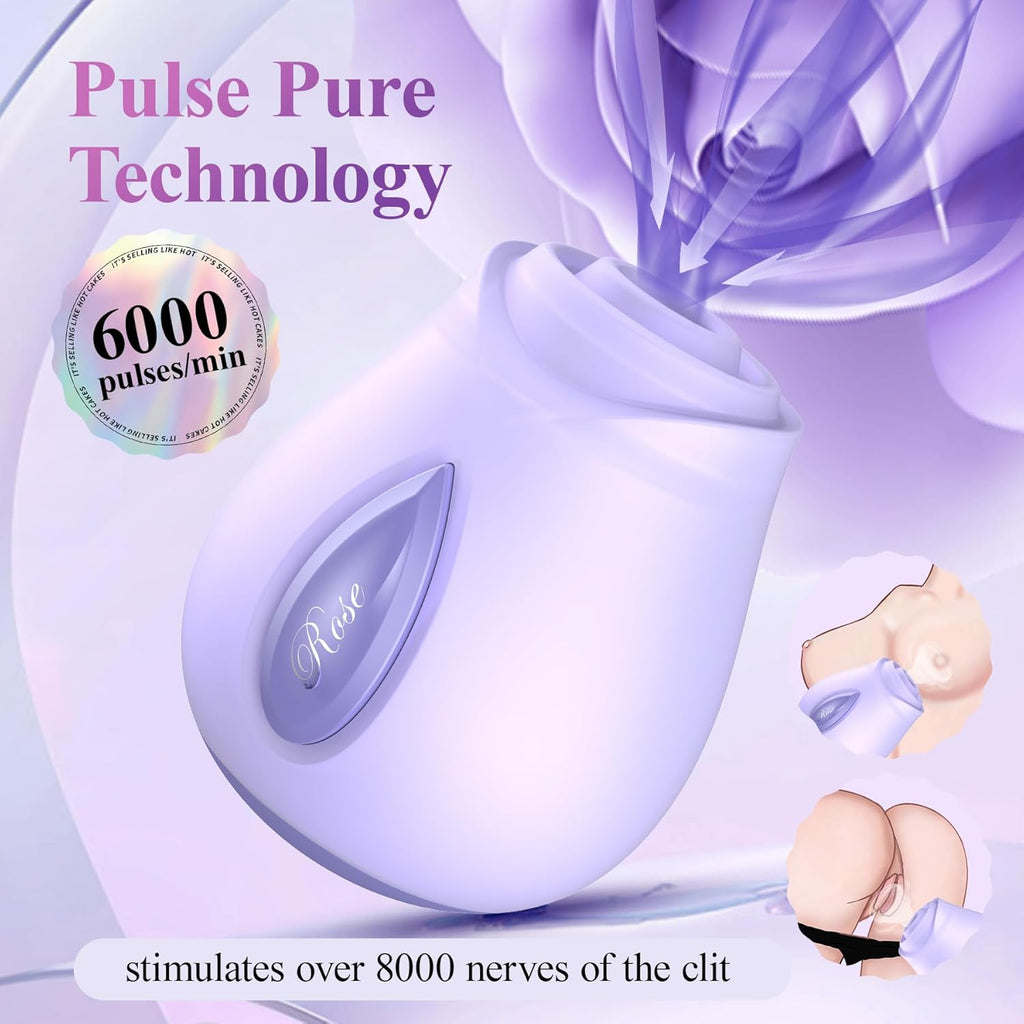 RosePulse Luxury Clit Sucking Vibrator