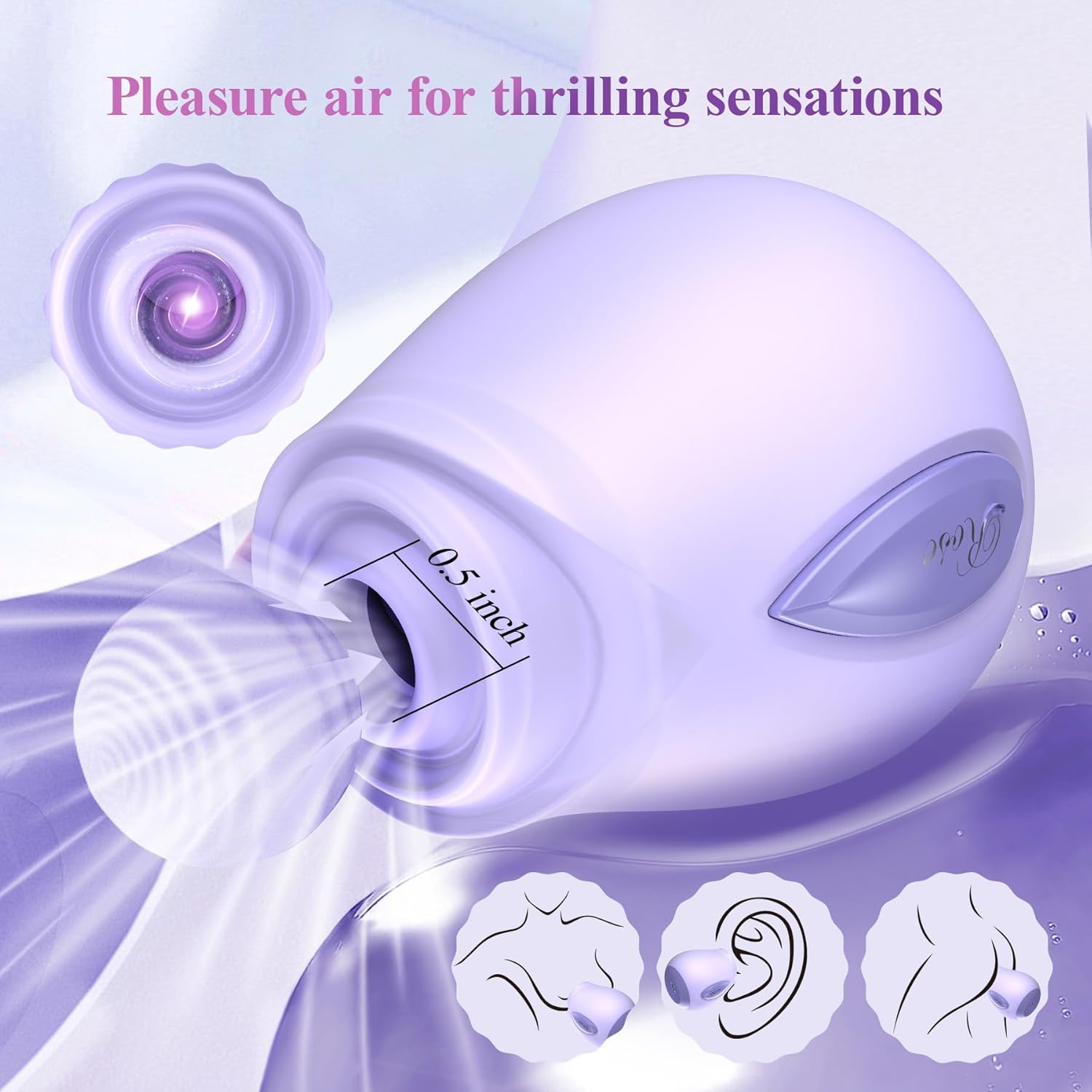 RosePulse Luxury Clit Sucking Vibrator