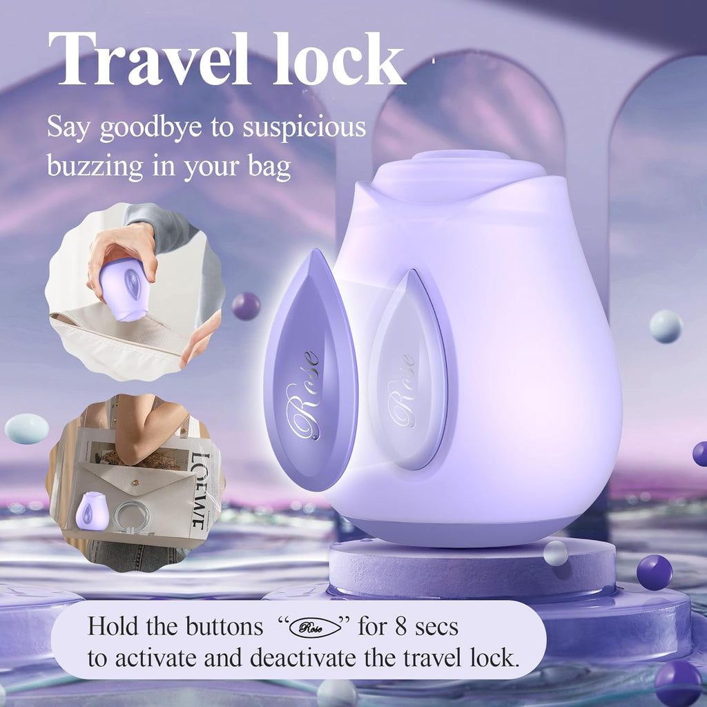 RosePulse Luxury Clit Sucking Vibrator