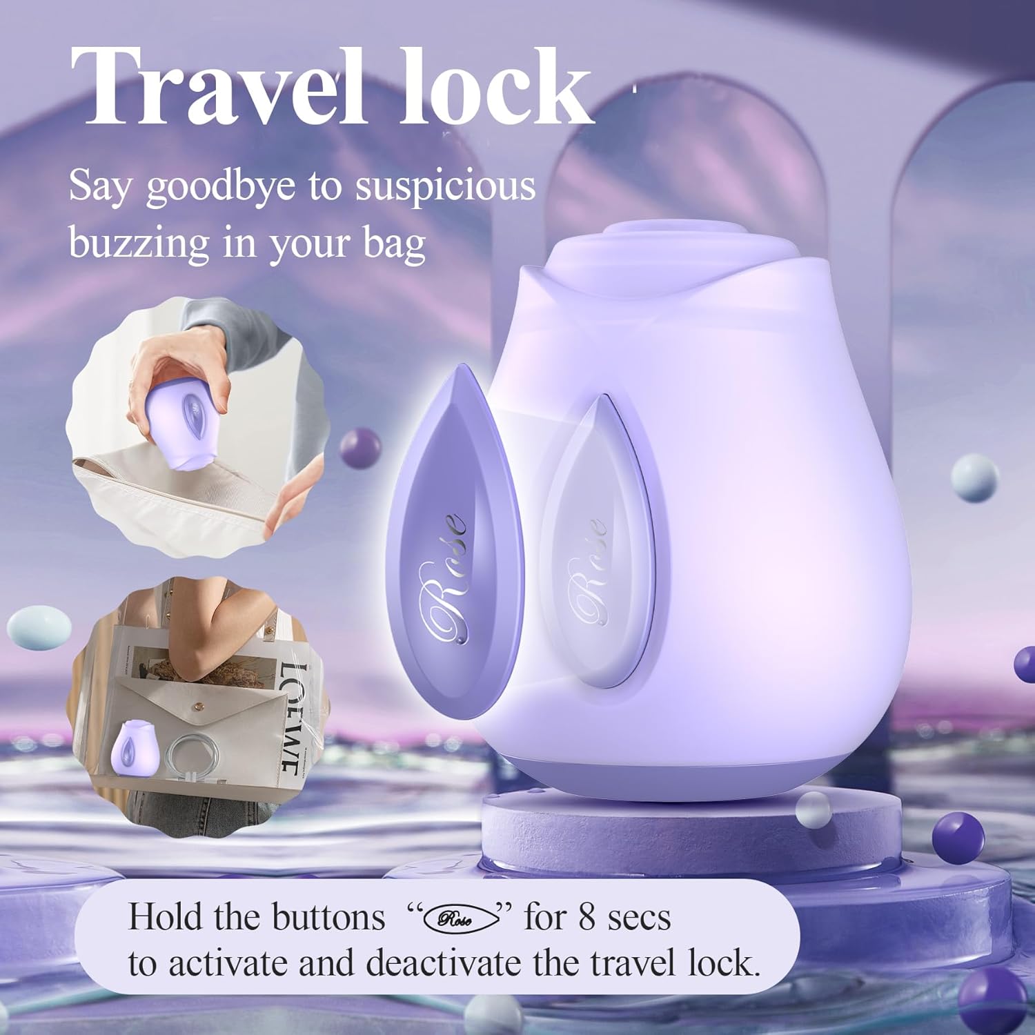 RosePulse Luxury Clit Sucking Vibrator