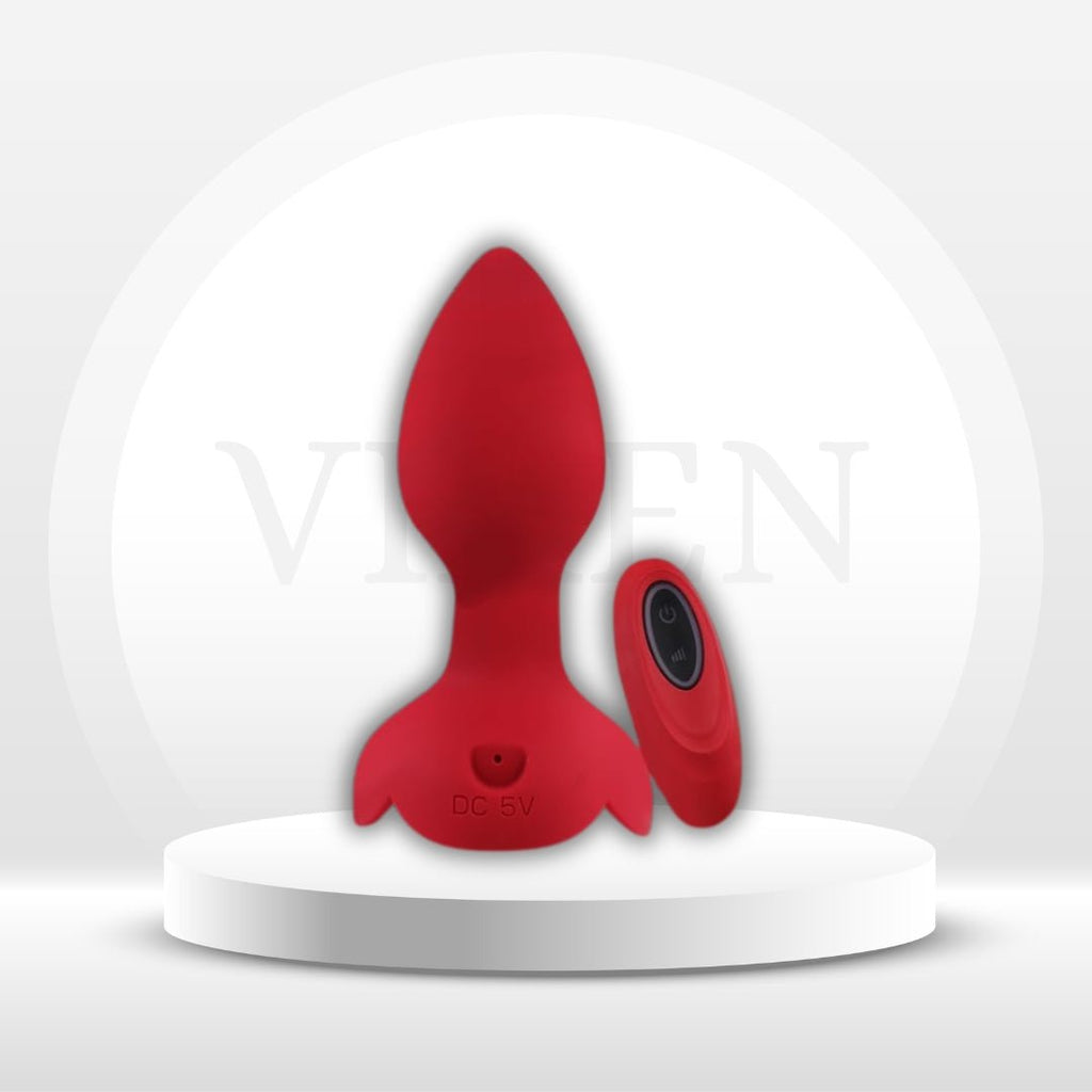 RoseRadiance Light-Up Rose Anal Plug