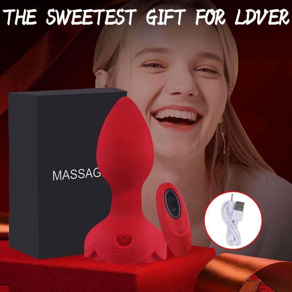 RoseRadiance Light-Up Rose Anal Plug