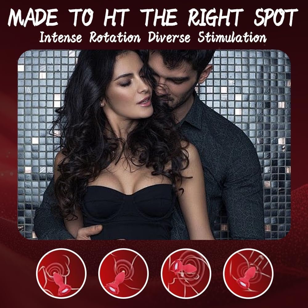 RoseRadiance Light-Up Rose Anal Plug