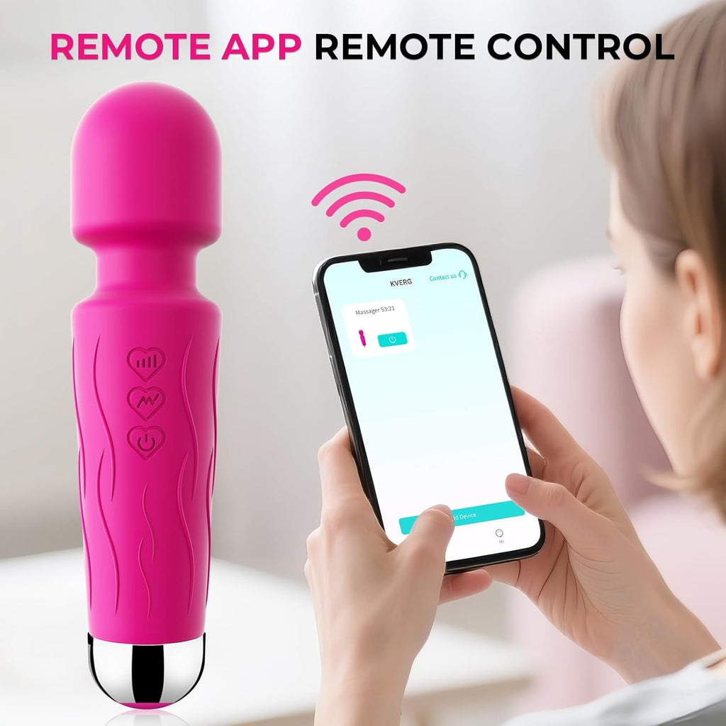 RoseRelief Rose Pink Clitoral Wand Vibrator