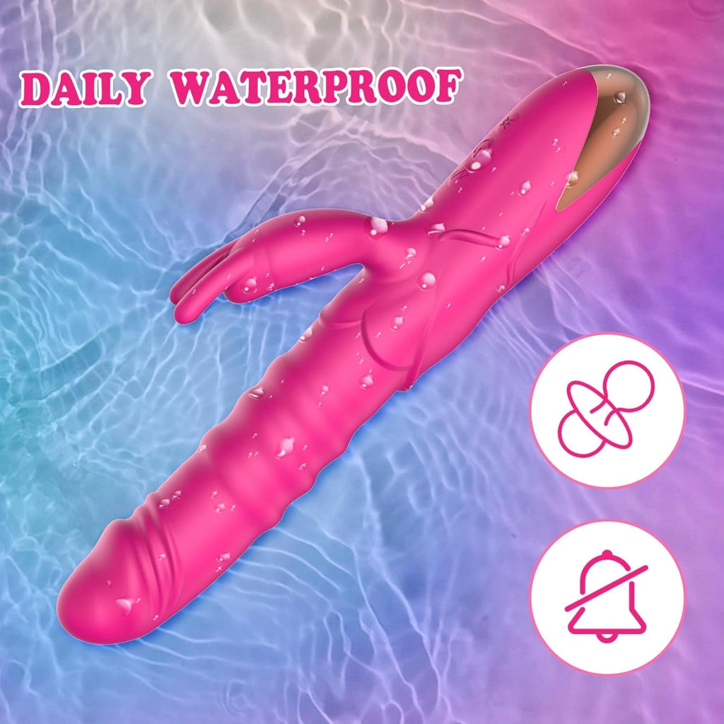 RoseRider Thrusting Rabbit Vibrator