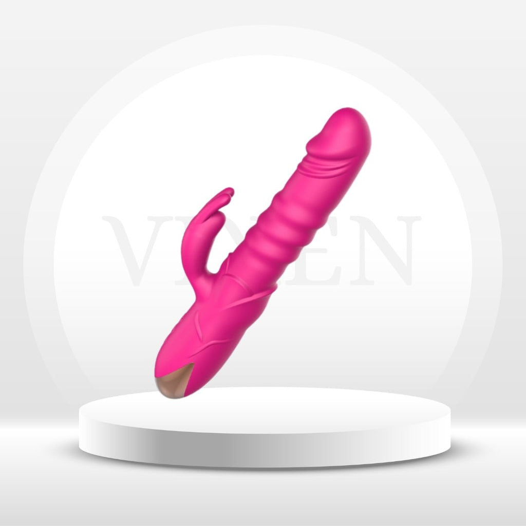 RoseRider Thrusting Rabbit Vibrator