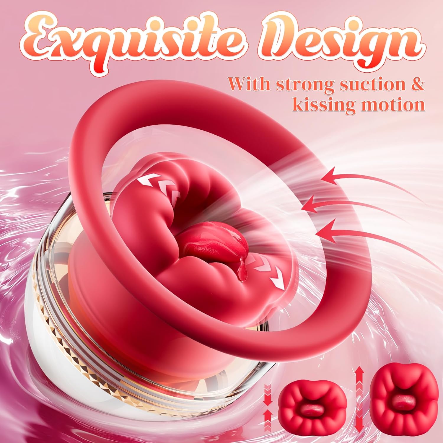 RoseRush Clit & Nipple Sucking Vibrator