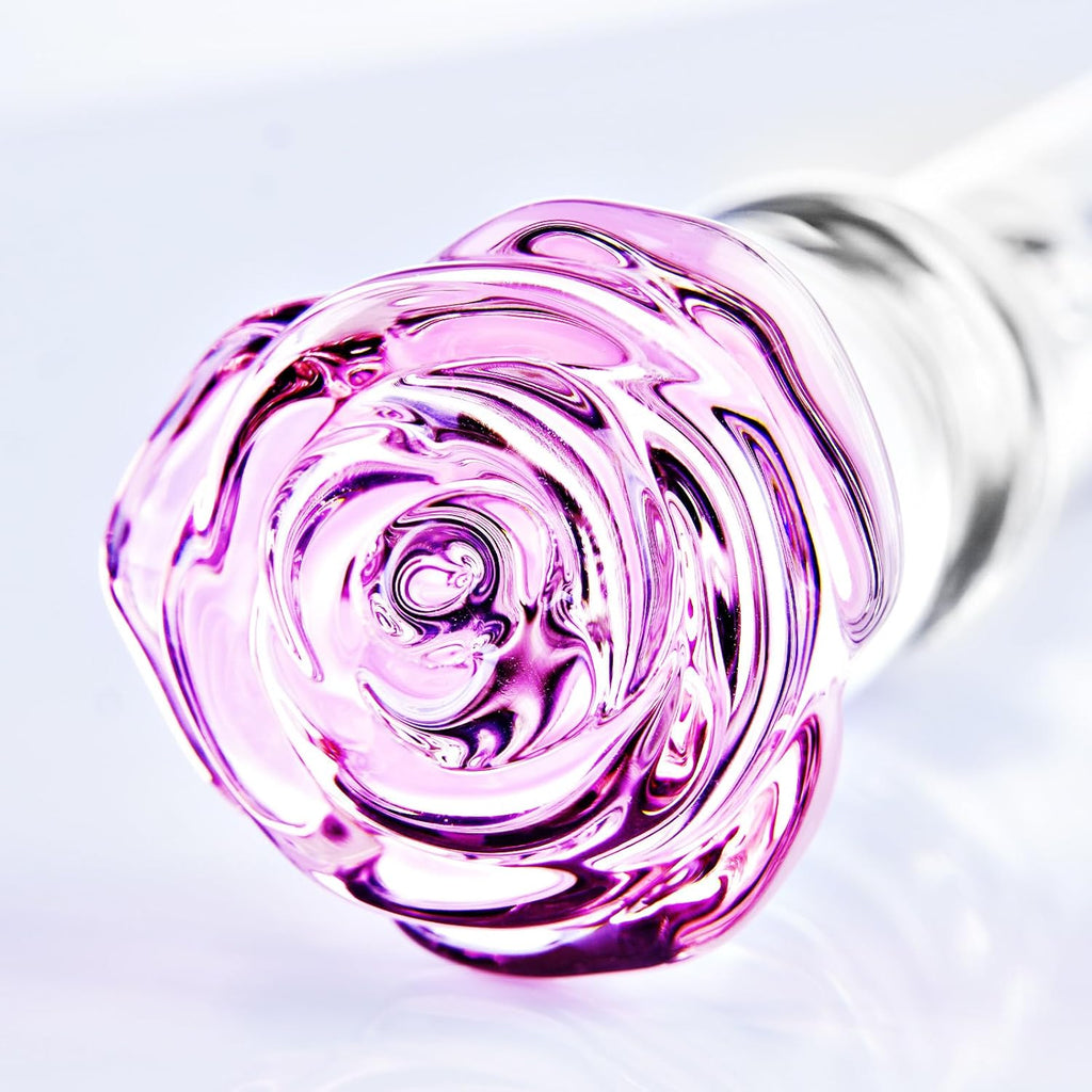 RoseSpire Glass Beads Anal Wand