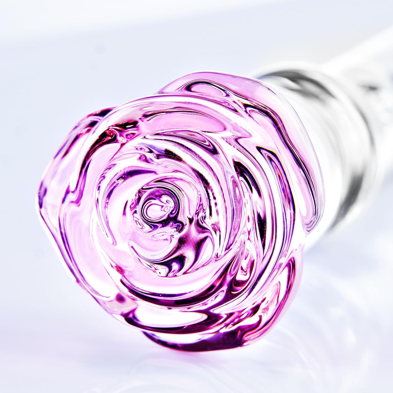 RoseSpire Glass Beads Anal Wand