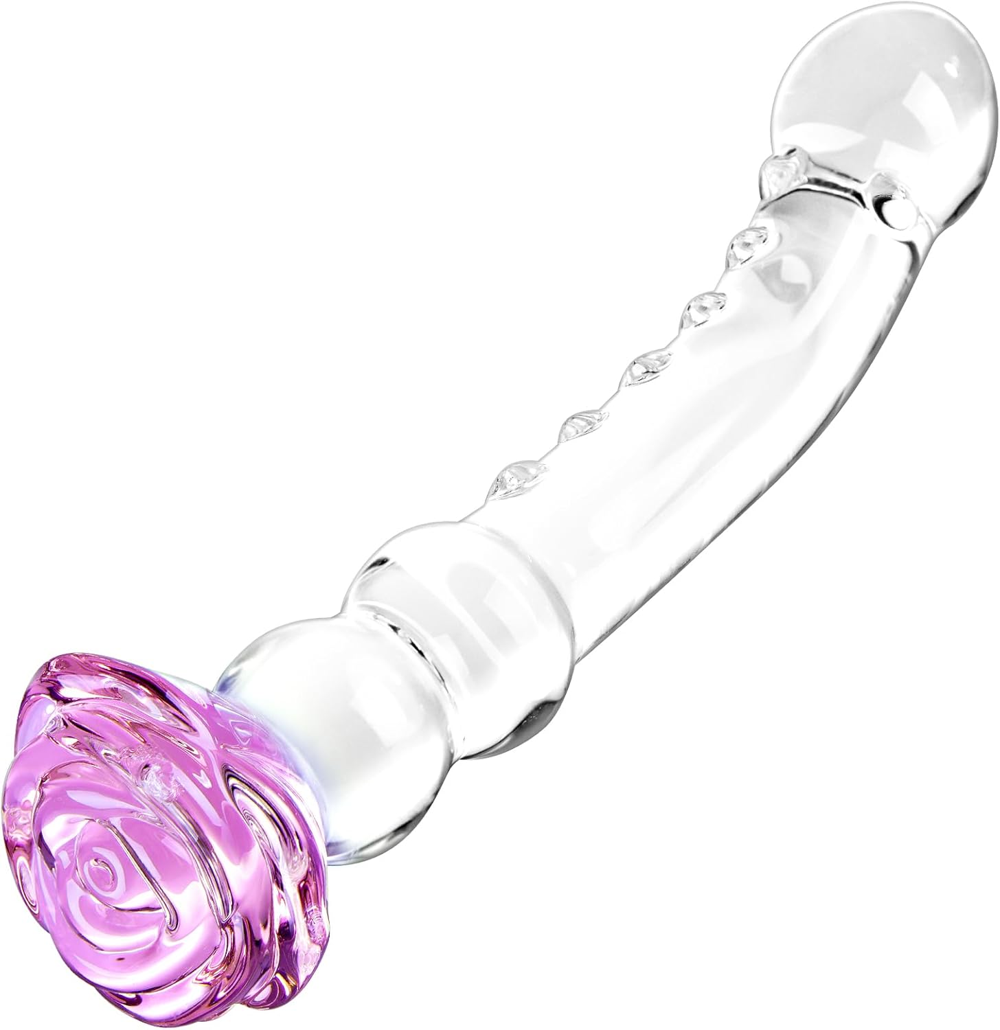 RoseSpire Glass Beads Anal Wand