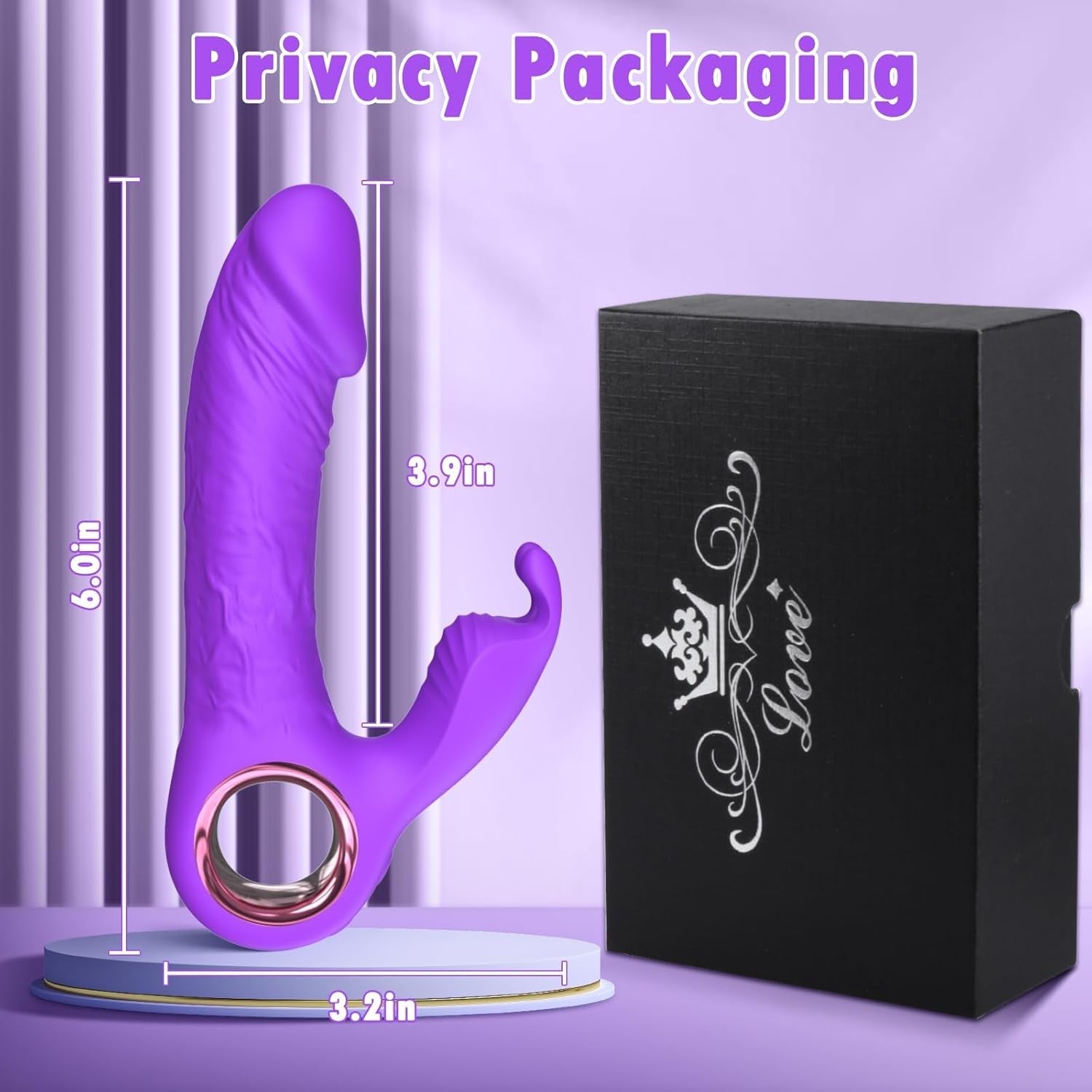 RoseThrust Dual-Action Rabbit Vibrator