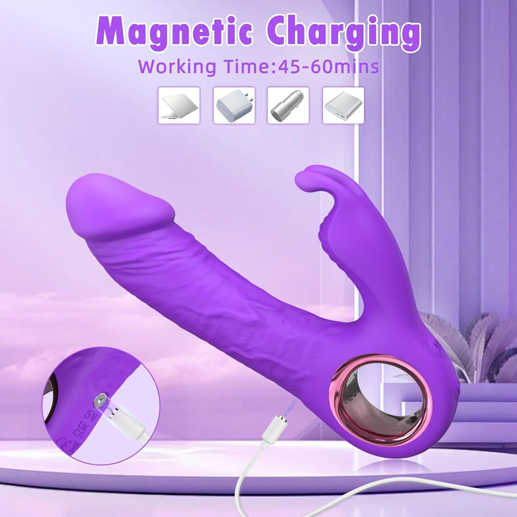 RoseThrust Dual-Action Rabbit Vibrator