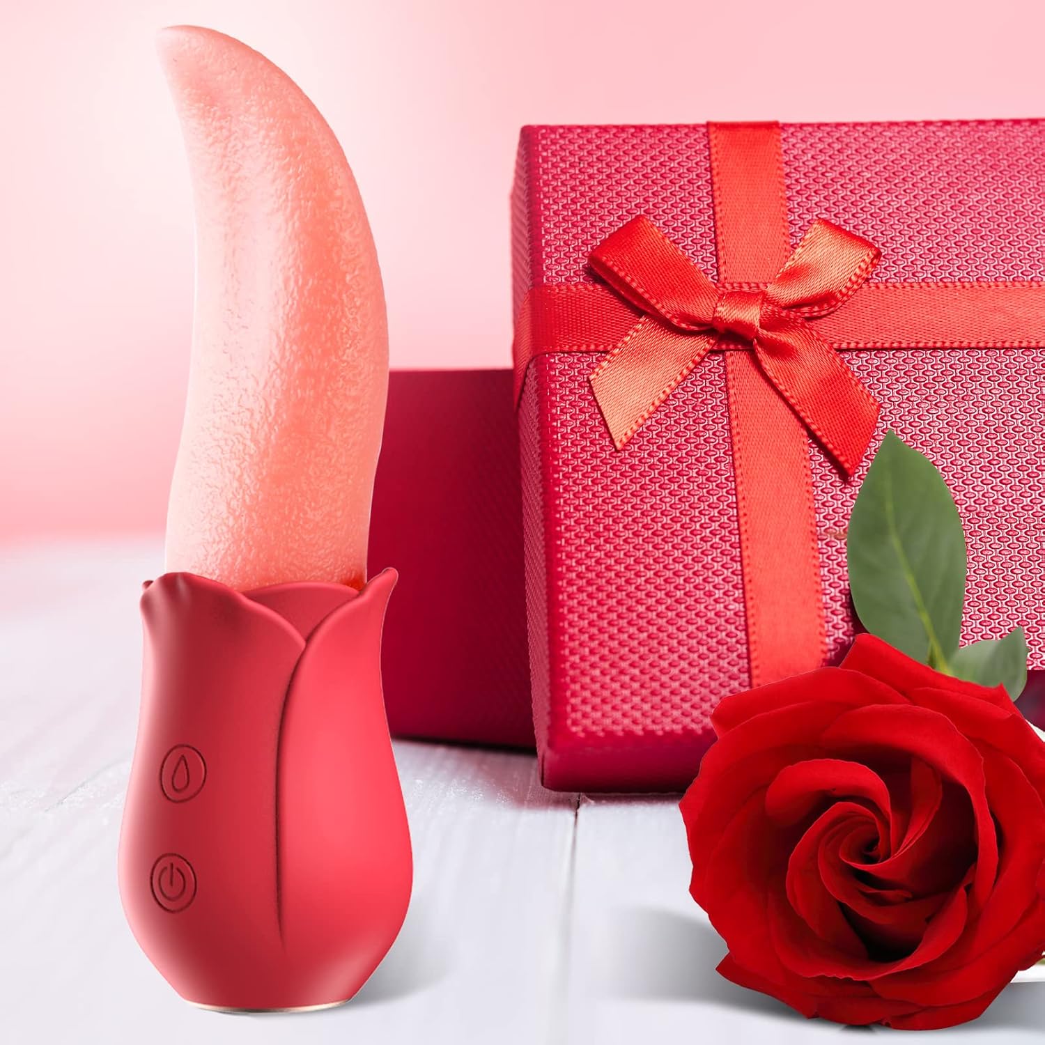 RoseTongue 10-Mode Clitoral & G-Spot Vibrator