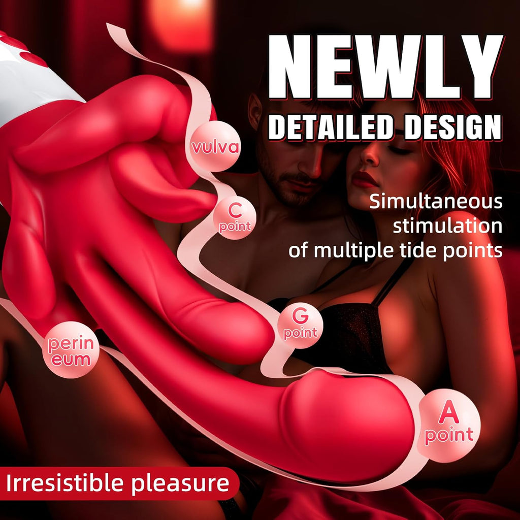 RoseTouch 5-in-1 G-Spot Tongue Vibrator
