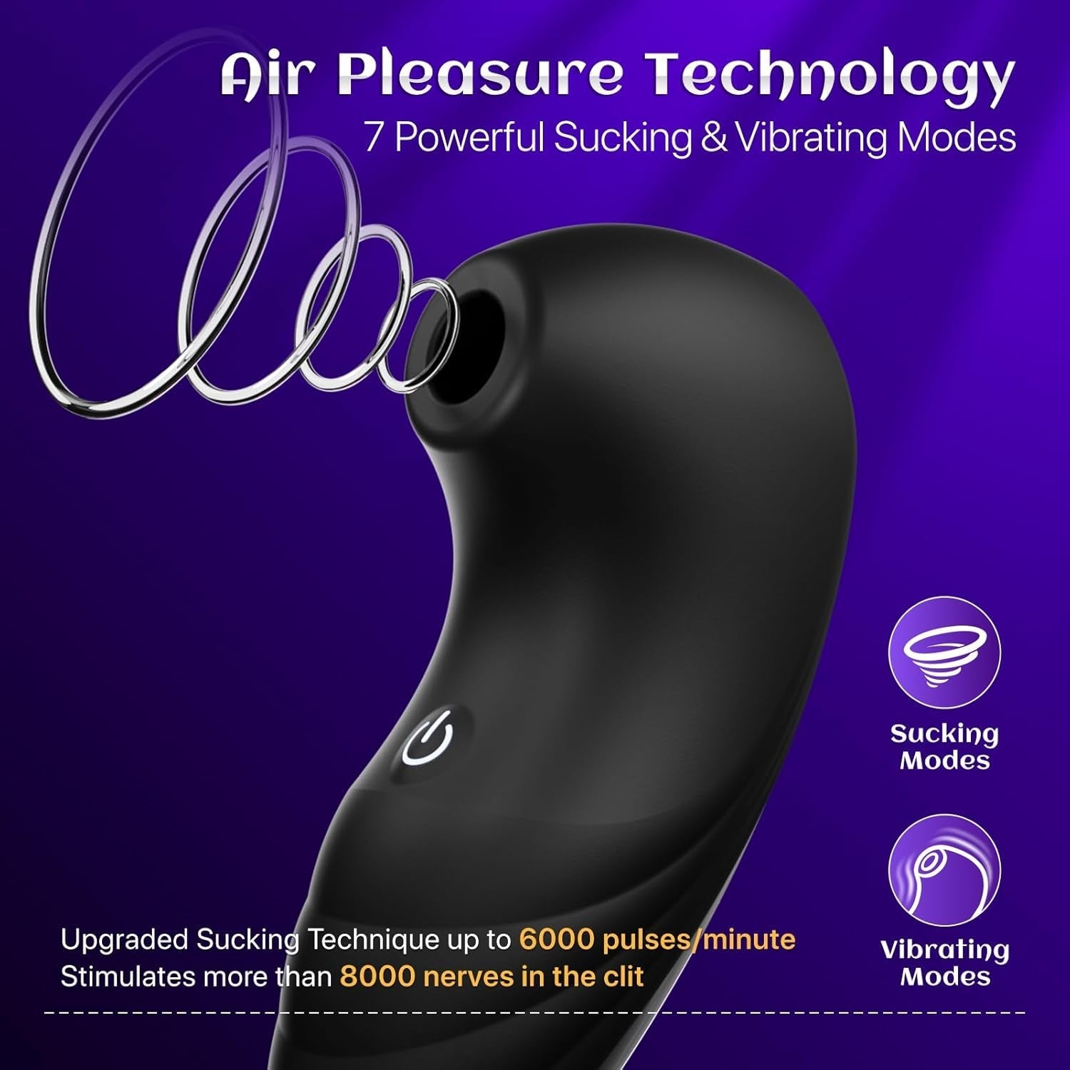 RoseWhisper Rose Clitoral Suction Vibrator