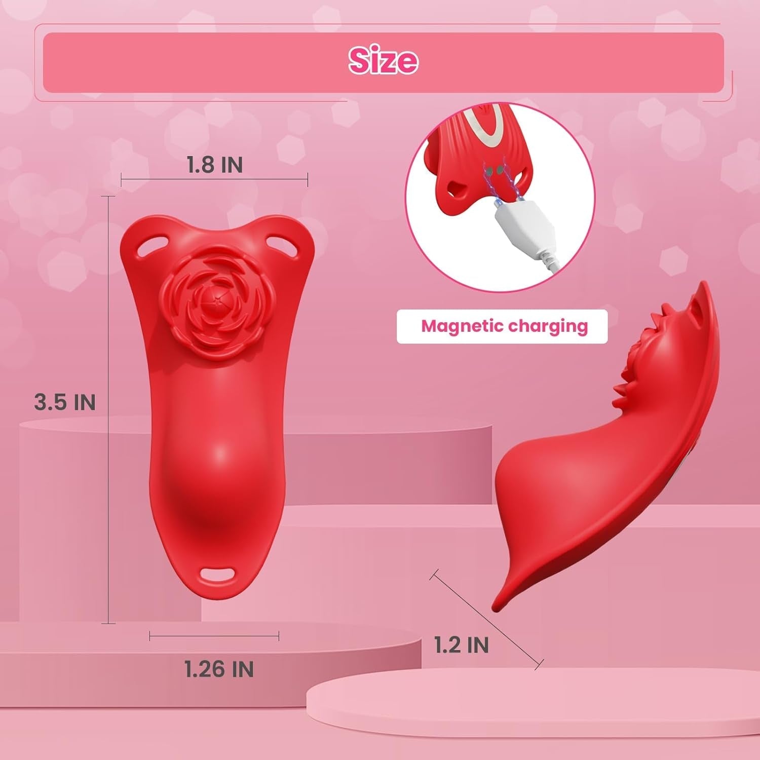 RoséWrap Wearable Panty Vibrator with Remote