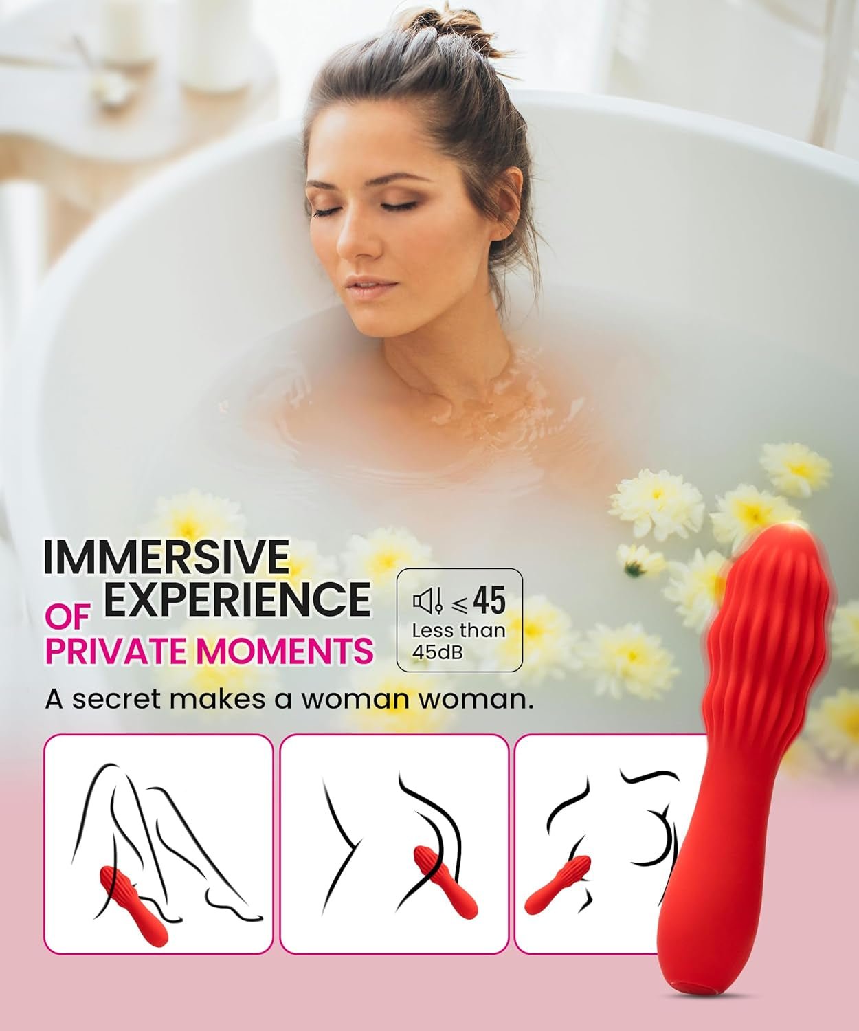 RotaCurve Rotating G-Spot Vibrator Wand