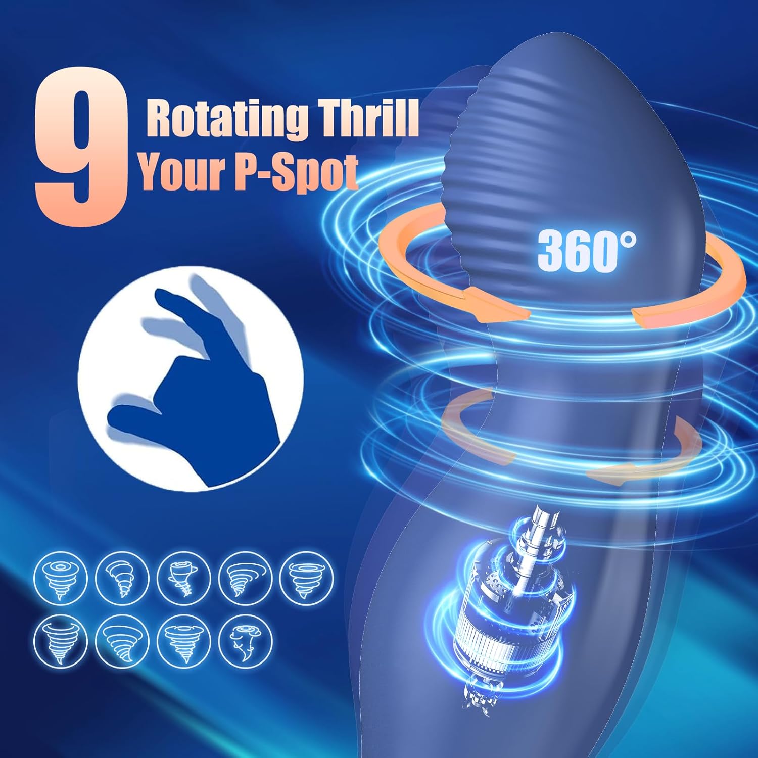RotoRush 360° Rotating Prostate Vibrator
