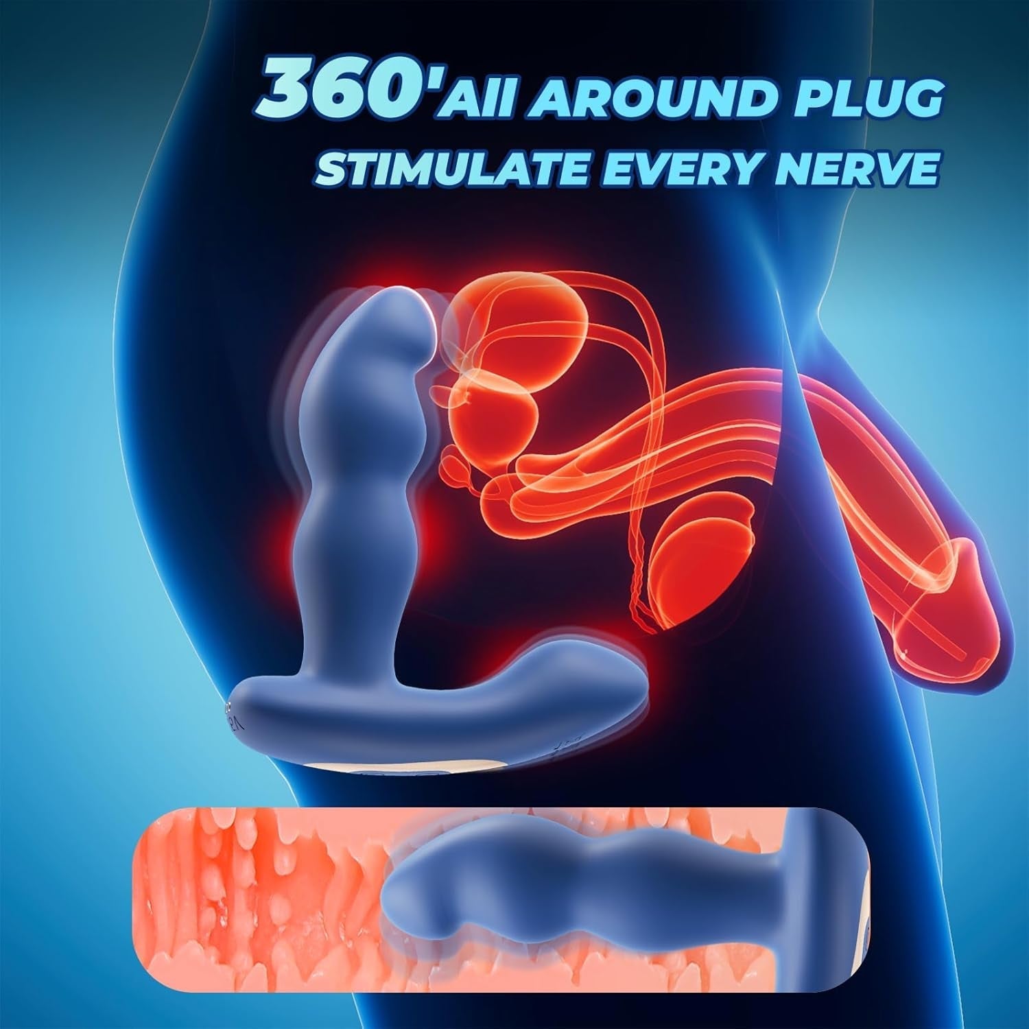 RotoTouch 360° Rotating Butt Plug & Prostate Massager