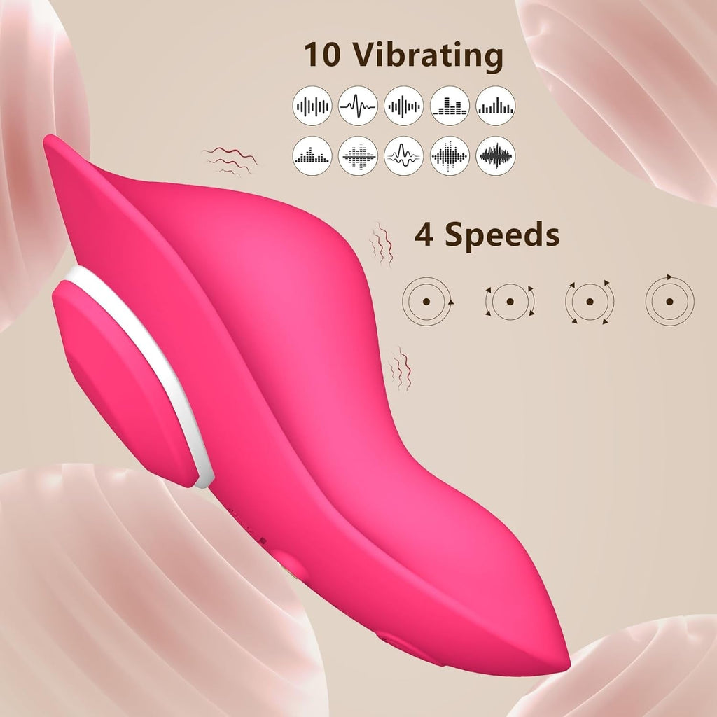 RougeMuse LCD Control Dual Stimulation Panty Vibrator