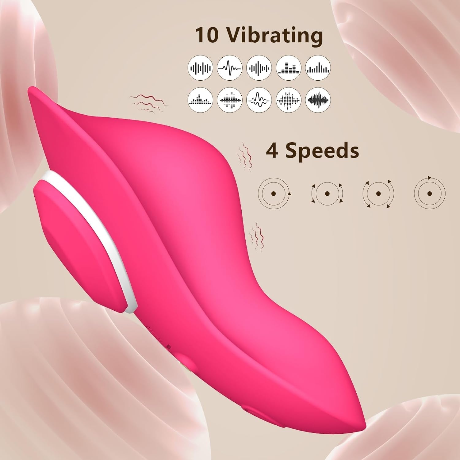 RougeMuse LCD Control Dual Stimulation Panty Vibrator