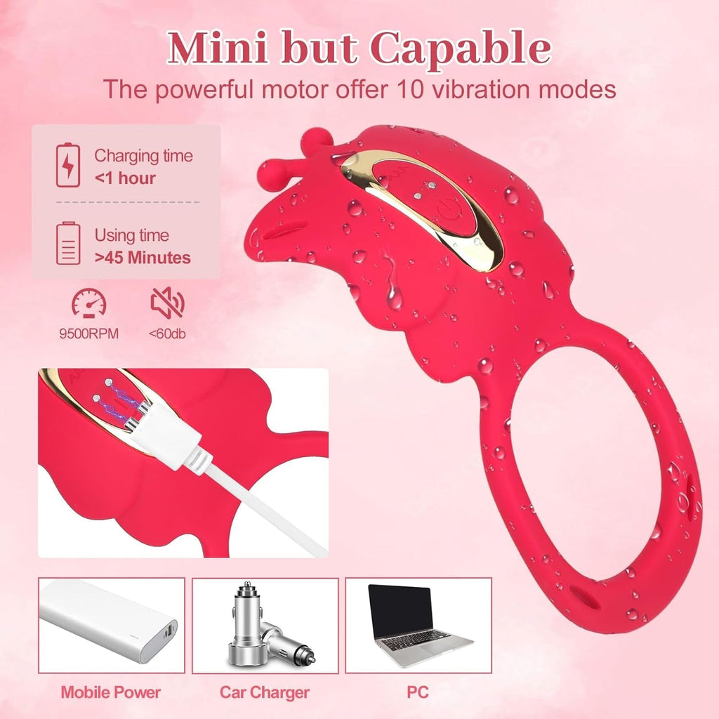 RougeRush 3-in-1 Couples Vibrator Kit