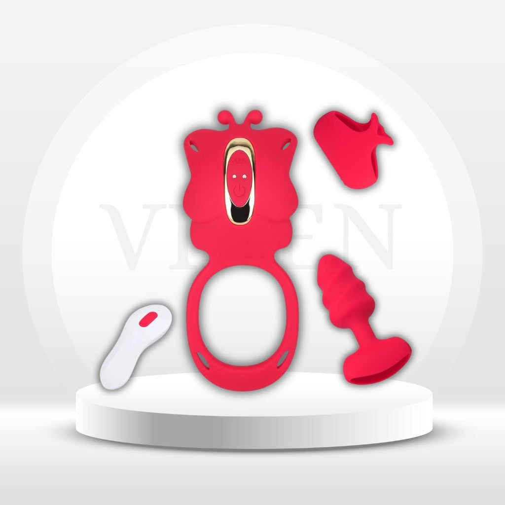 RougeRush 3-in-1 Couples Vibrator Kit