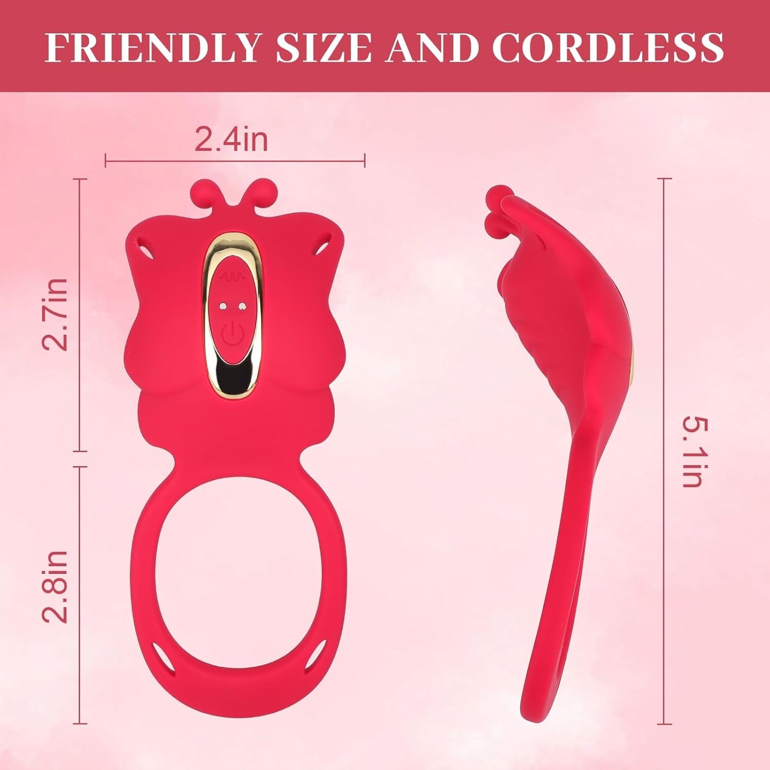 RougeRush 3-in-1 Couples Vibrator Kit