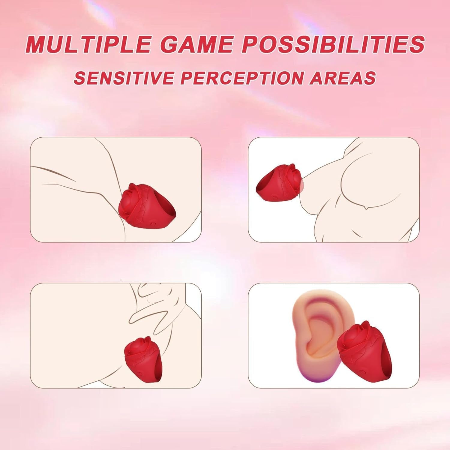 RubyLoop Finger Ring Clit Stimulation Vibrator
