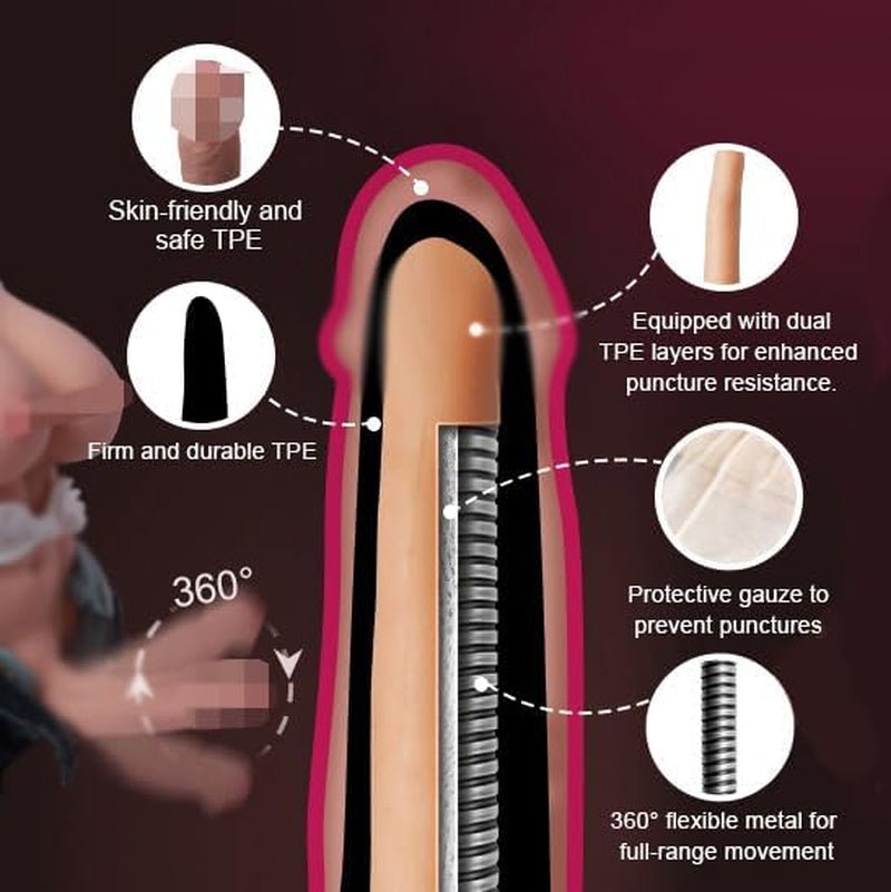 SableCurve Trans Torso 360° Flexible Dildo Sex Doll