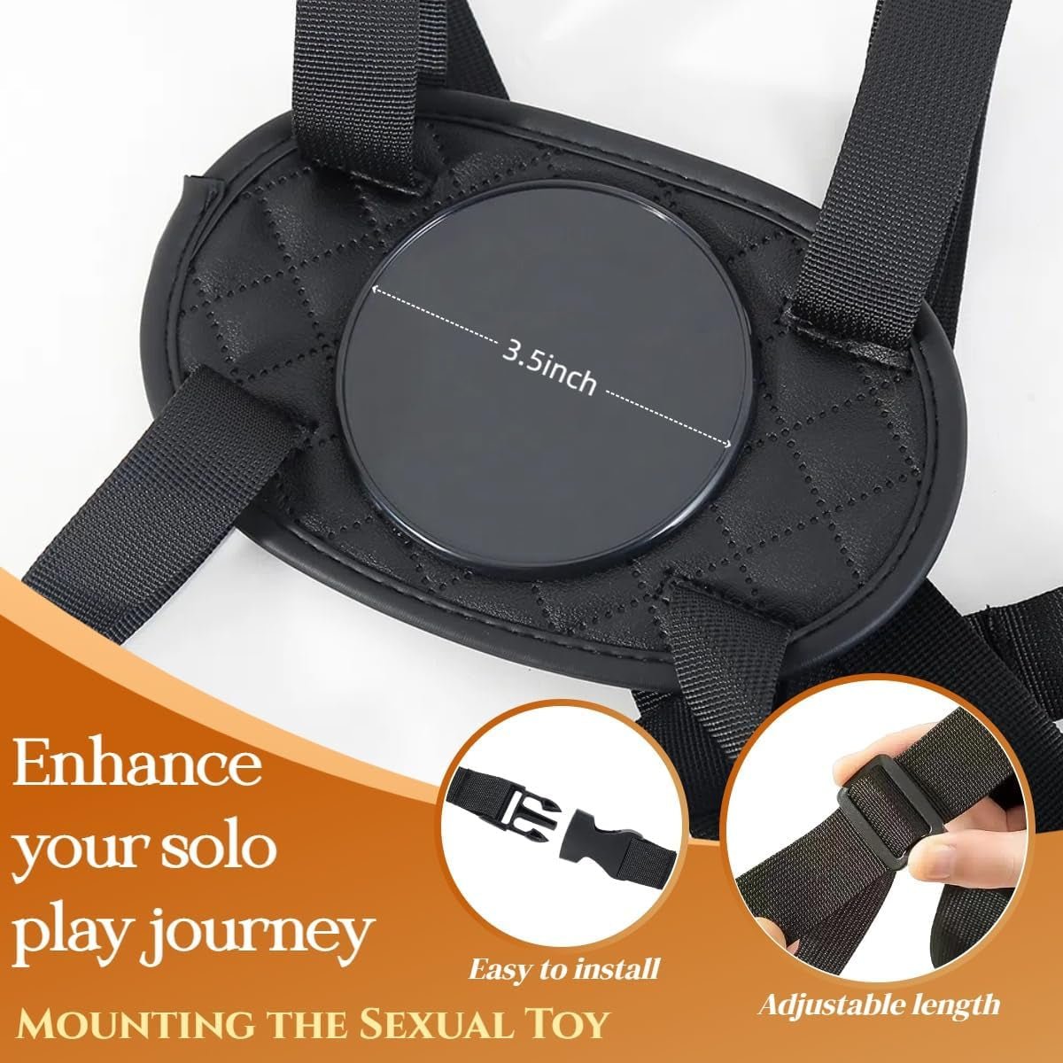 SaddleGrip Adjustable Suction Cup Dildo Mount