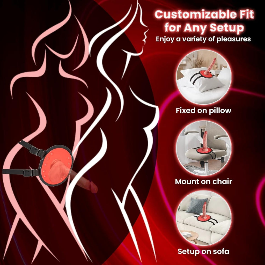 SaddleLock Suction Cup Dildo Mount Saddle