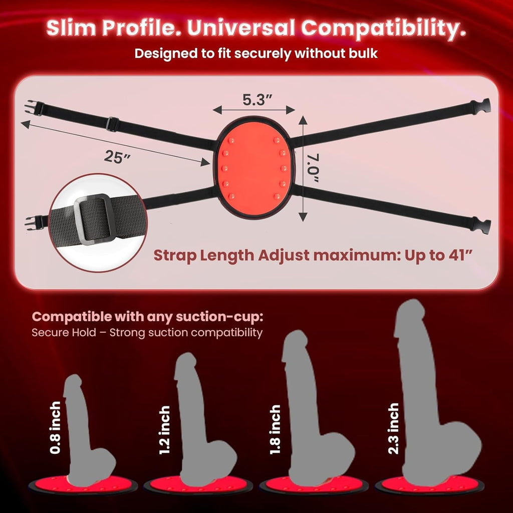 SaddleLock Suction Cup Dildo Mount Saddle