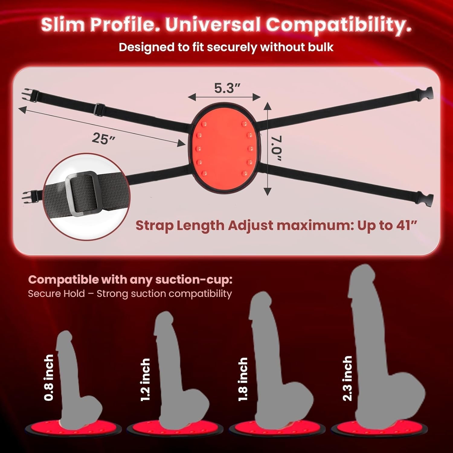 SaddleLock Suction Cup Dildo Mount Saddle