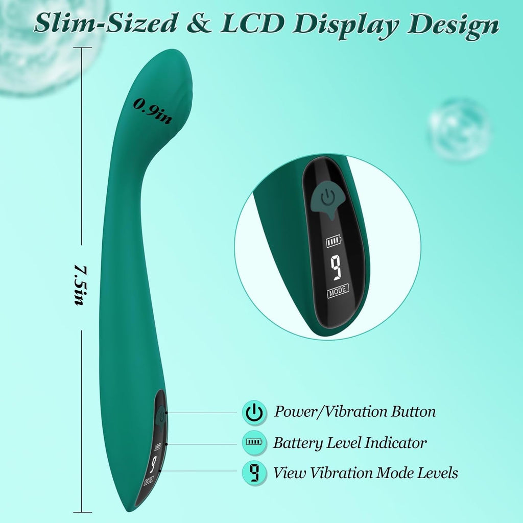 SageCurve G-Spot Vibrator Wand with LCD