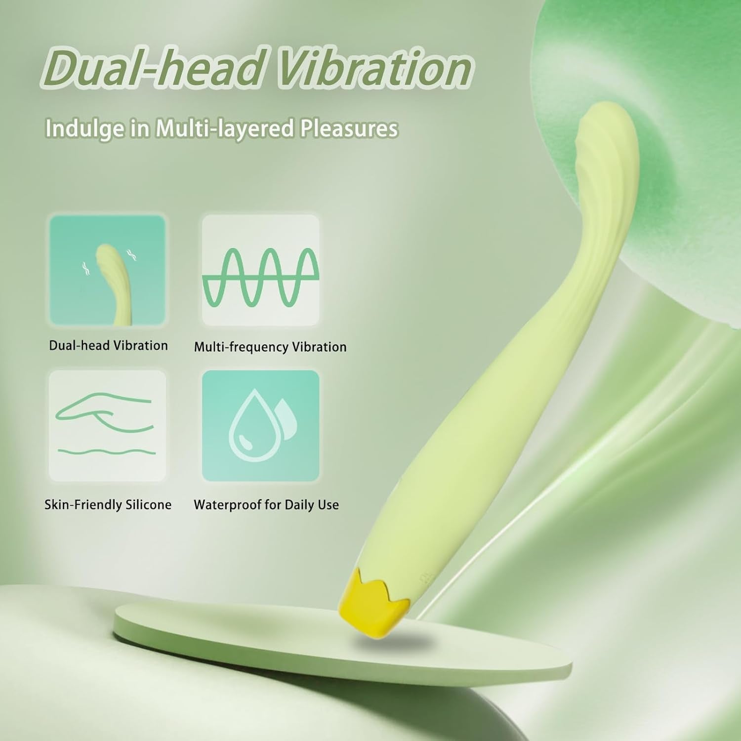 SageSpiral Ergonomic Stimulation G-Spot Wand Vibrator