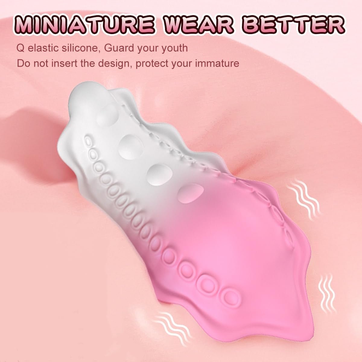 SatinFlutter Wearable Wavy Panty Vibrator
