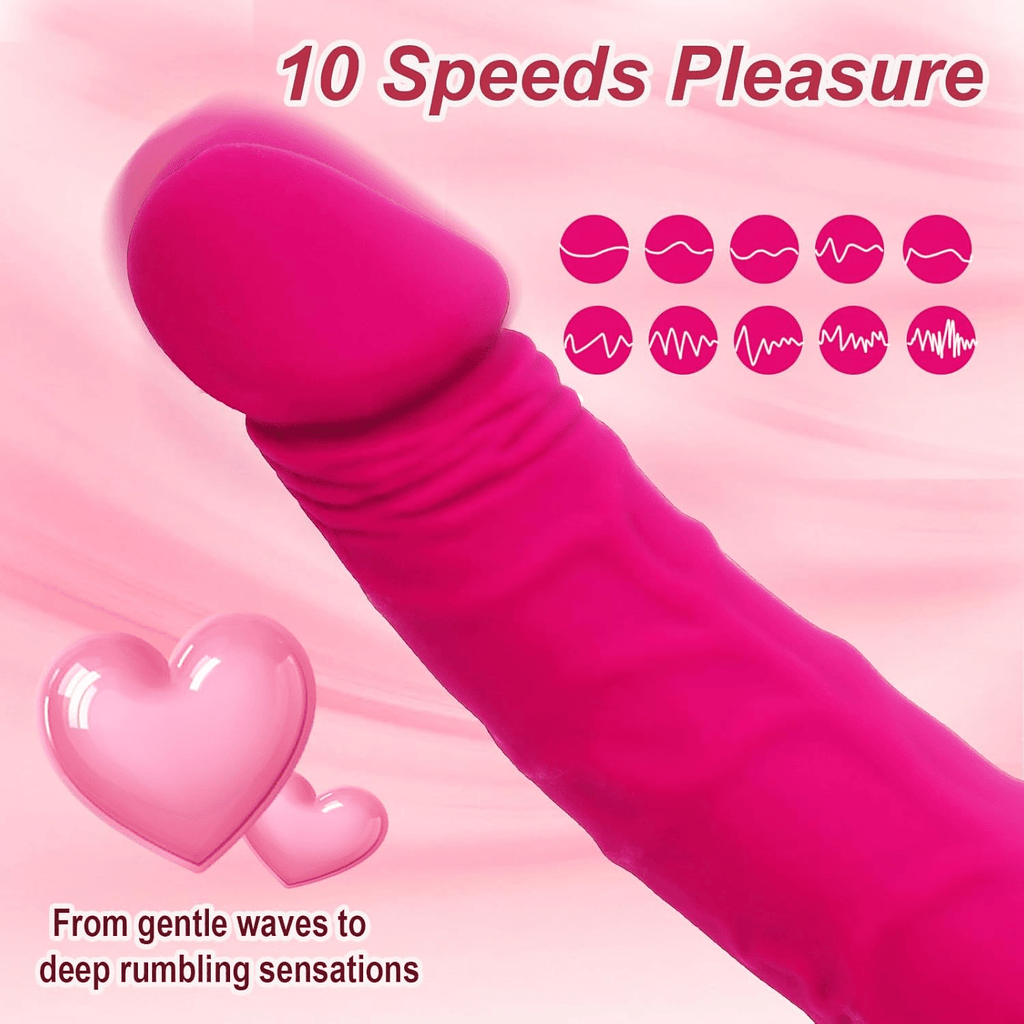 ScarletPulse 8.7-Inch G-Spot Dildo Vibrator