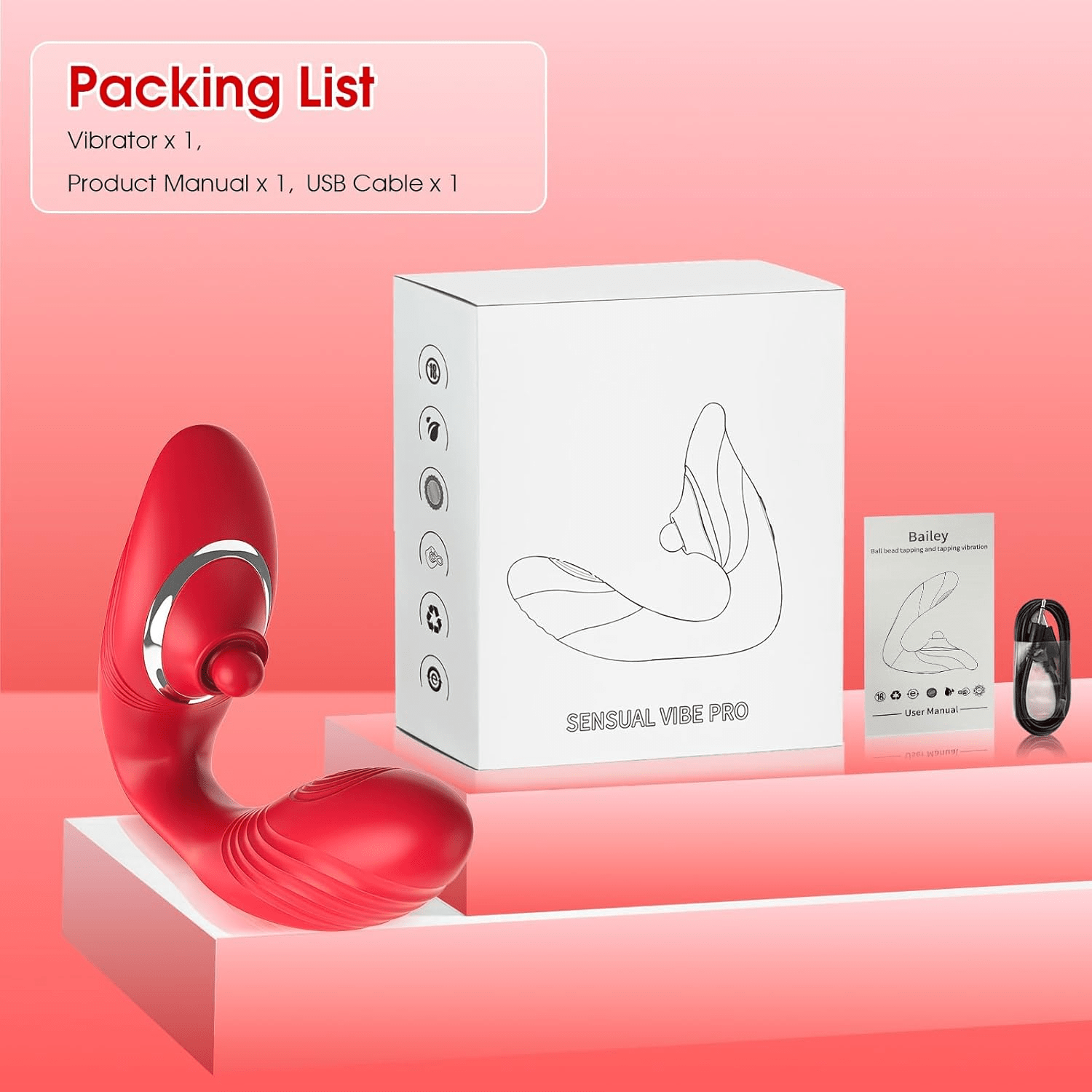 ScarletTap Wearable Tapping G-Spot Vibrator