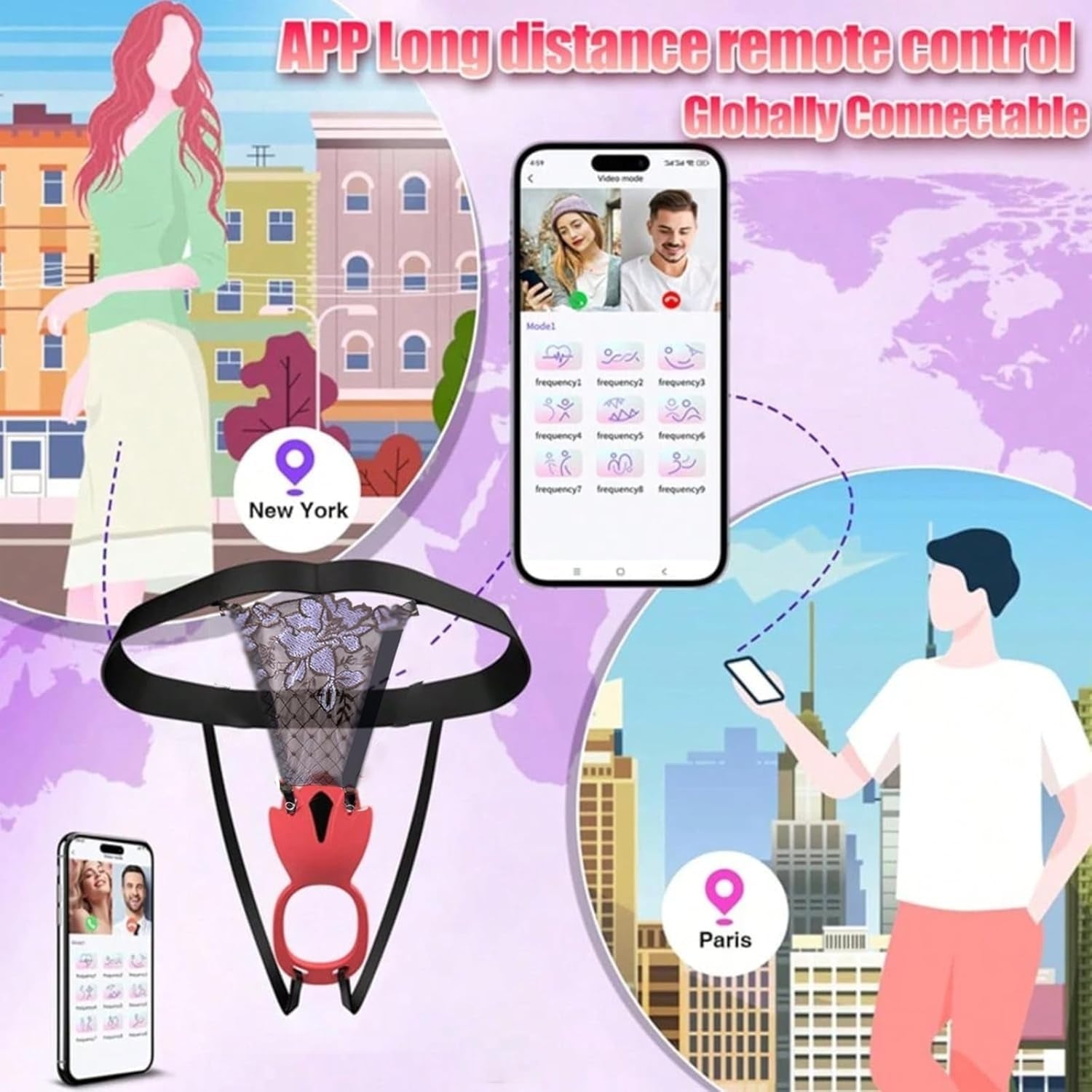 SecretPulse App-Controlled Panty Vibrator Set