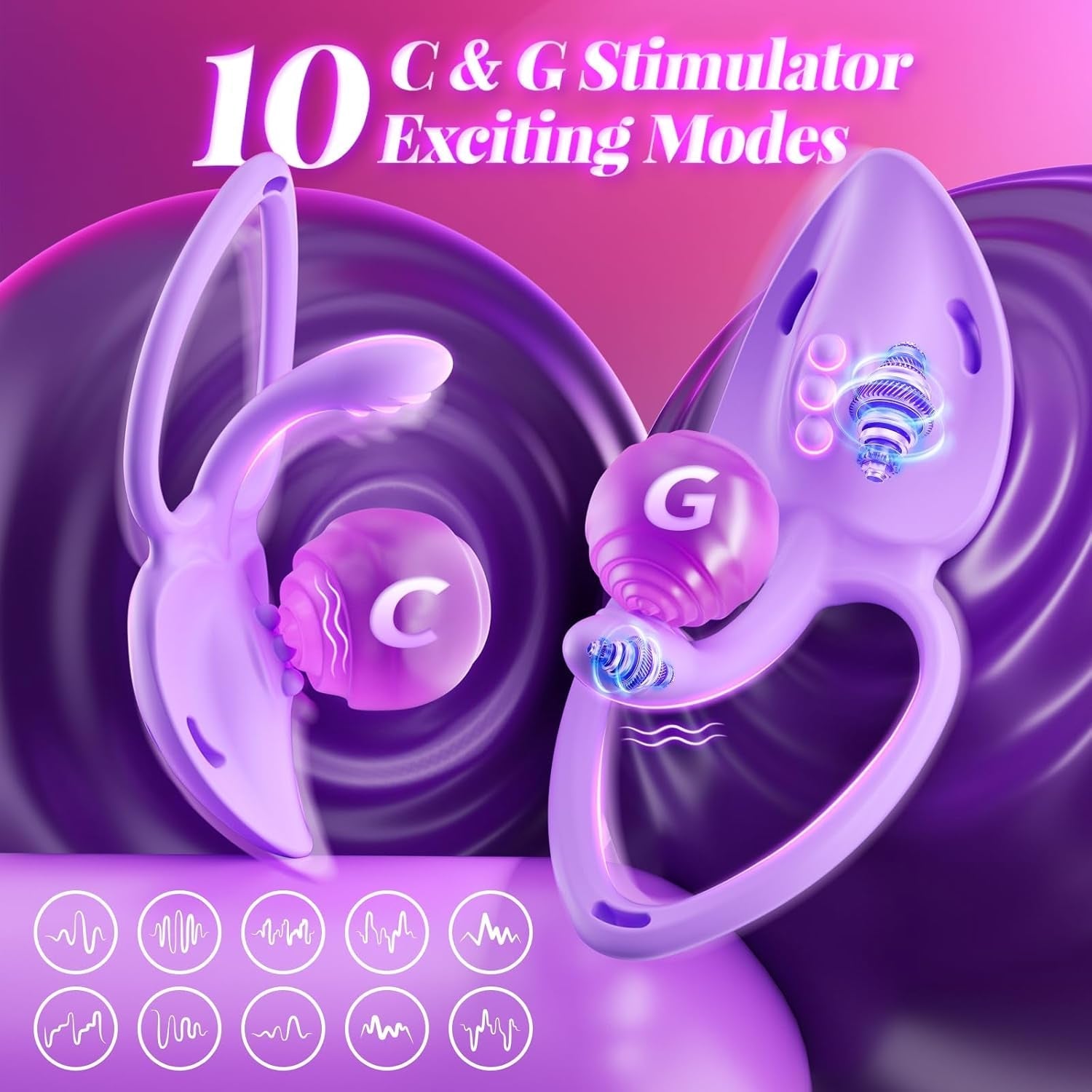 SecretRing Remote Wearable Couples Panty Vibrator